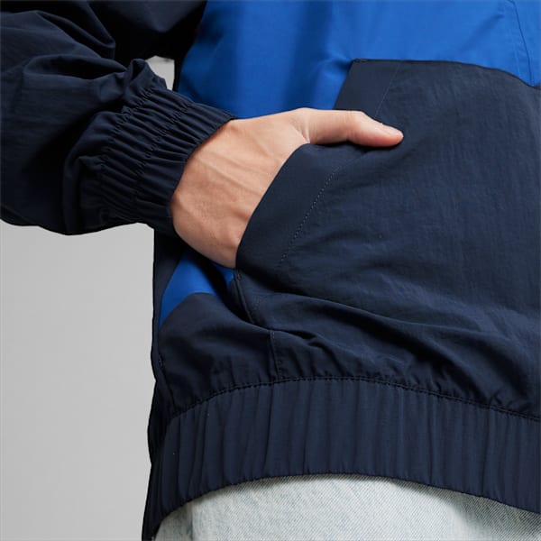 Buzo rompeviento con capucha PUMA POWER para hombre, Club Navy, large-ARG
