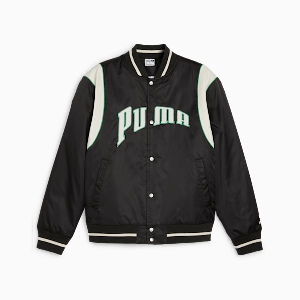 Campera universitaria PUMA TEAM, PUMA Black, large-ARG