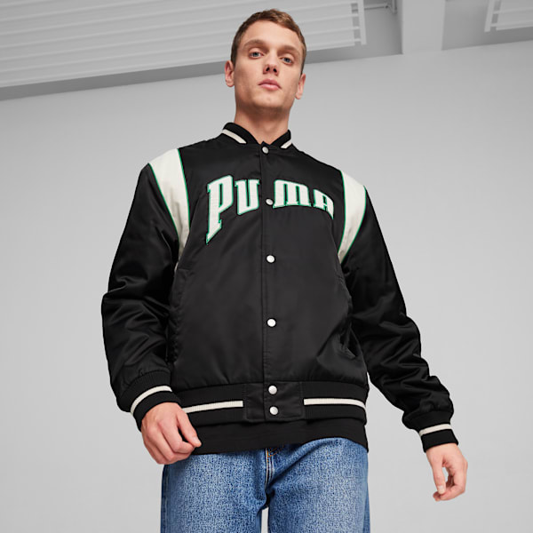 Campera universitaria PUMA TEAM, PUMA Black, large-ARG