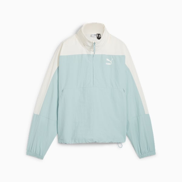 Buzo PUMA Anorak para mujer, Turquoise Surf, large-ARG