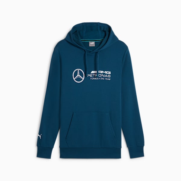 Mercedes-AMG Petronas Motorsport Men's ESS Hoodie, Ocean Tropic, large-ZAF