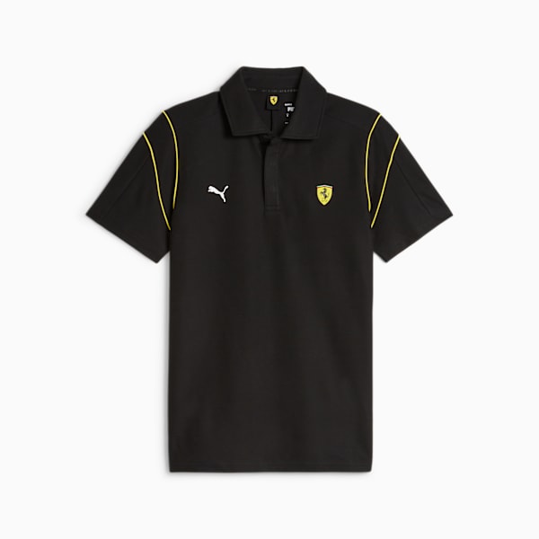 Playera tipo polo para hombre Scuderia Ferrari Race MT7, PUMA Black, large-MEX