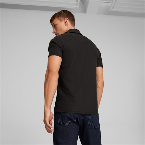 Playera tipo polo para hombre Scuderia Ferrari Race MT7, PUMA Black, large-MEX