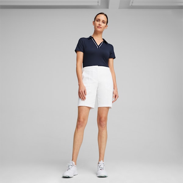 W Costa 8.5" Women's Golf Shorts, White Glow, large-ZAF