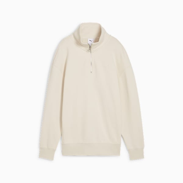 YONA Half-zip Sweatshirt, Alpine Snow, large-MEX