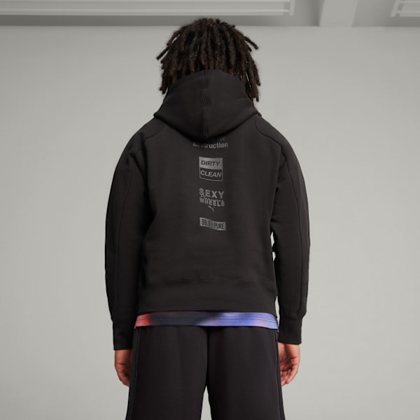 Buzo con capucha PUMA x PLEASURES, PUMA Black, large-ARG