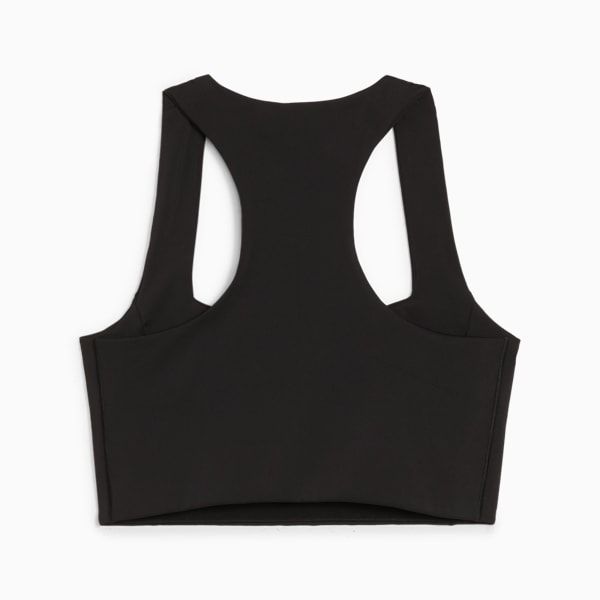Top corto T7 para mujer, PUMA Black, large-ARG