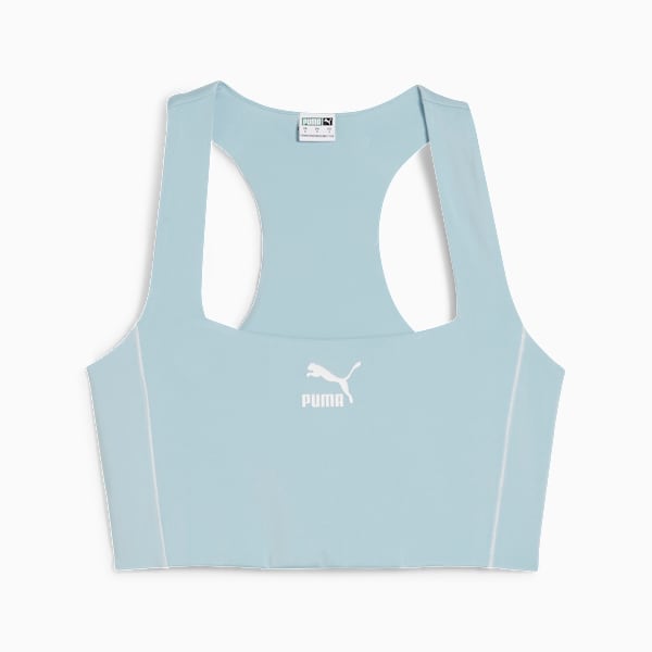 Top corto T7 para mujer, Turquoise Surf, large-ARG