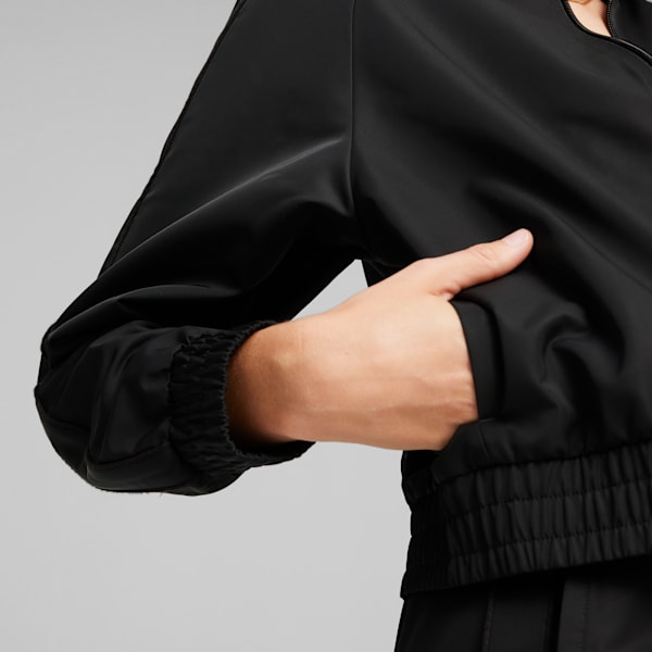 Campera deportiva T7 para mujer, PUMA Black, large-ARG