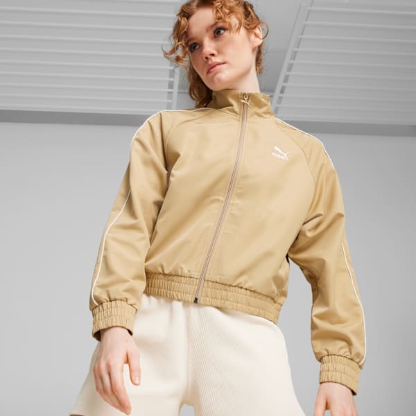 Campera deportiva T7 para mujer, Prairie Tan, large-ARG