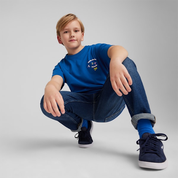 DOWNTOWN Men's Graphic Tee, Cobalt Glaze, large-MEX