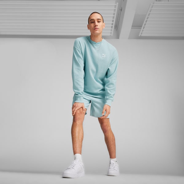 Buzo CLASSICS Waffle Crew, Turquoise Surf, large-ARG