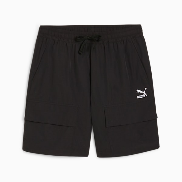 Shorts cargo CLASSICS para hombre, PUMA Black, large-ARG