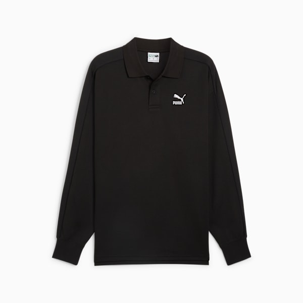 Buzo con estilo Chomba T7, PUMA Black, large-ARG