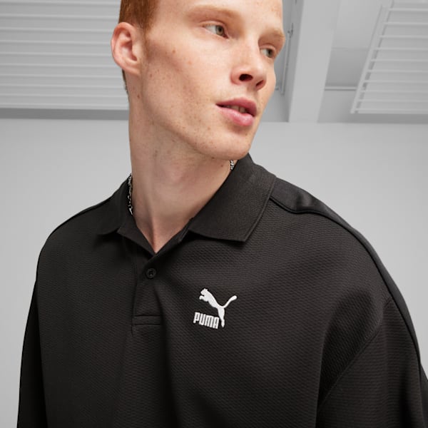Buzo con estilo Chomba T7, PUMA Black, large-ARG