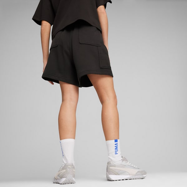 Shorts Cintura Alta DOWNTOWN Feminino, Preto, large-BRA