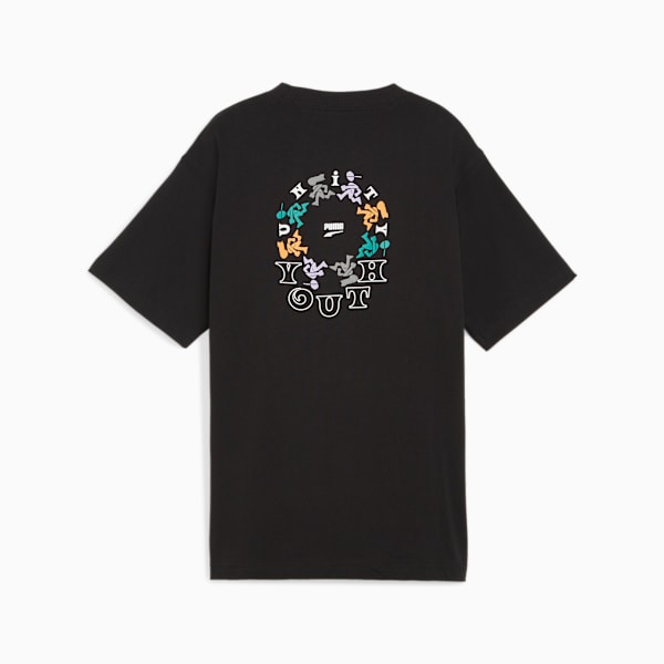 Remera DOWNTOWN Relaxed, PUMA Black-Clementine, large-ARG