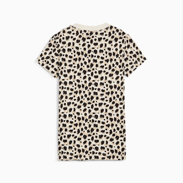 Playera semi-ajustada para mujer DOWNTOWN Kitten, Alpine Snow-AOP, large-MEX