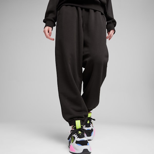 Pantalón Jogging DOWNTOWN para mujer, PUMA Black, large-ARG