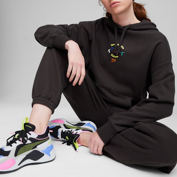 Pantalón Jogging DOWNTOWN para mujer, PUMA Black, large-ARG