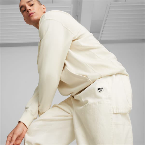 Pantalones con doble rodilla DOWNTOWN, Frosted Ivory, large-ARG