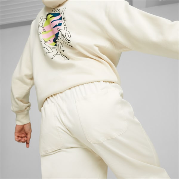 Pantalones con doble rodilla DOWNTOWN, Frosted Ivory, large-ARG