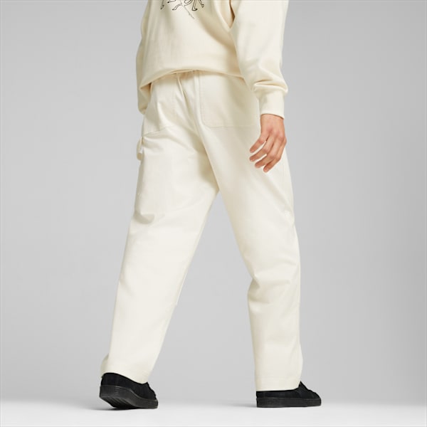 Pantalones con doble rodilla DOWNTOWN, Frosted Ivory, large-ARG