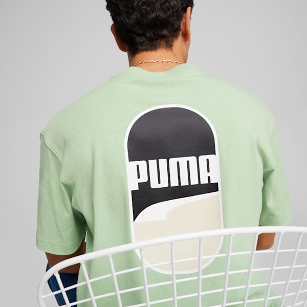 Playera con logo DOWNTOWN 180, Pure Green, large-MEX