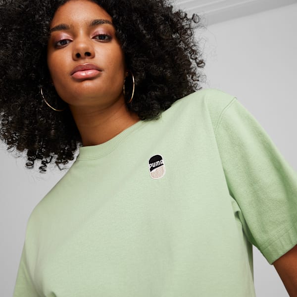 Playera con logo DOWNTOWN 180, Pure Green, large-MEX