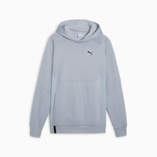PUMATECH Men's Hoodie, Gray Fog, large-ZAF