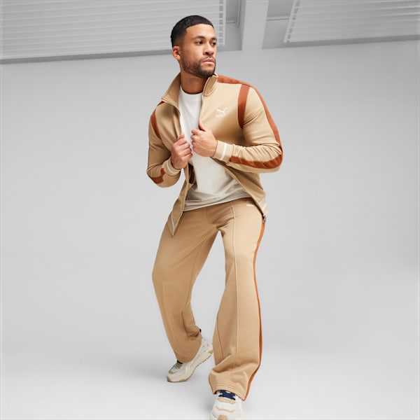 T7 Men's Track Pants, Prairie Tan, large-ZAF
