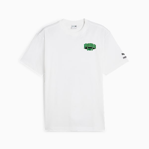 Remera gráfica PUMA Team para hombre, PUMA White, large-ARG
