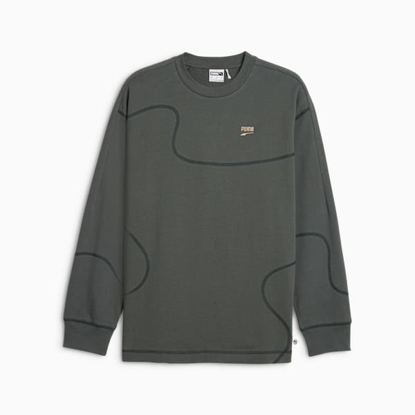 Buzo de cuello redondo RE:COLLECTION, Mineral Gray, large-ARG
