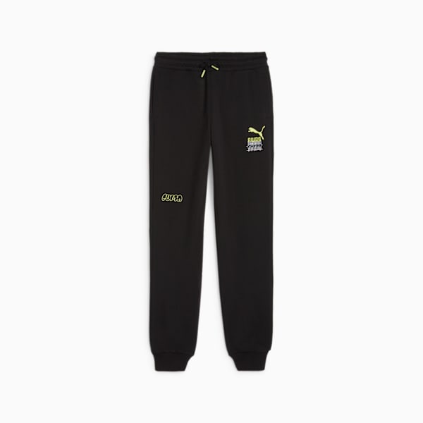 CLASSICS BRAND LOVE Youth Pants, PUMA Black, large-ZAF