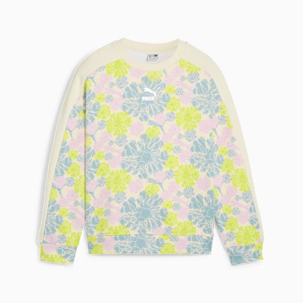 T7 SNFLR Youth Sweatshirt, Alpine Snow, large-ZAF