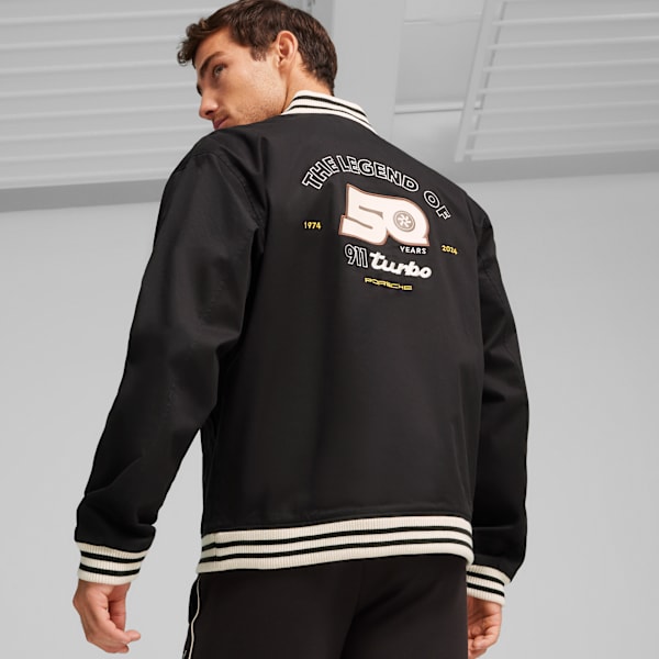 Campera estilo bomber Porsche Legacy Statement, PUMA Black, large-ARG