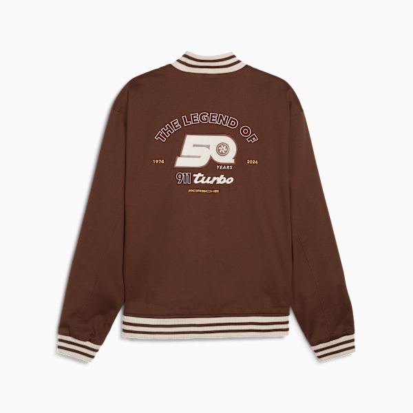 Campera estilo bomber Porsche Legacy Statement, Chestnut Brown, large-ARG