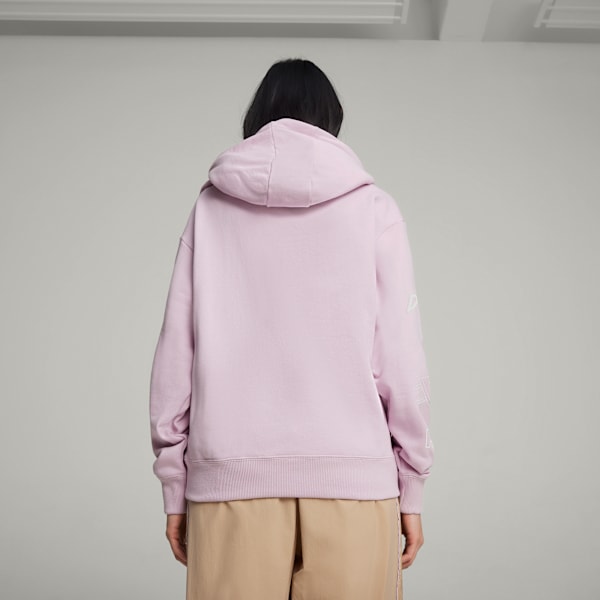 Buzo con capucha para mujer PUMA x SOPHIA CHANG, Grape Mist, large-ARG