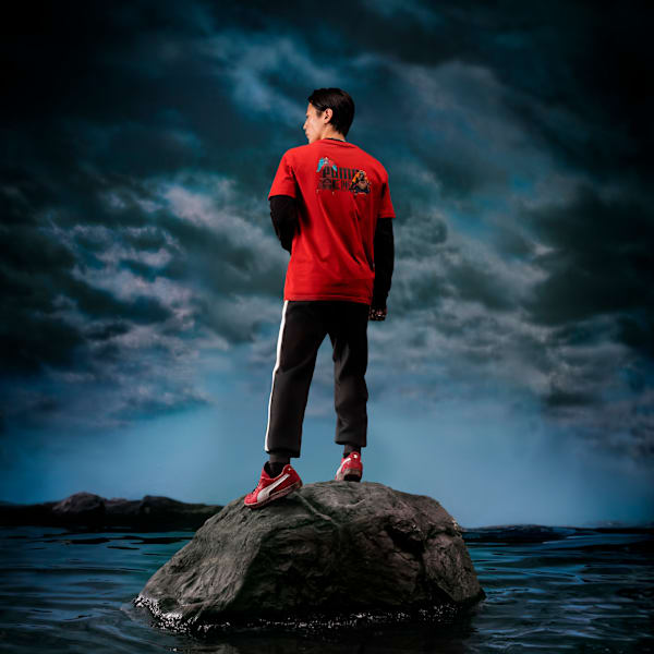 Remera estampada PUMA x ONE PIECE, Club Red, large-ARG