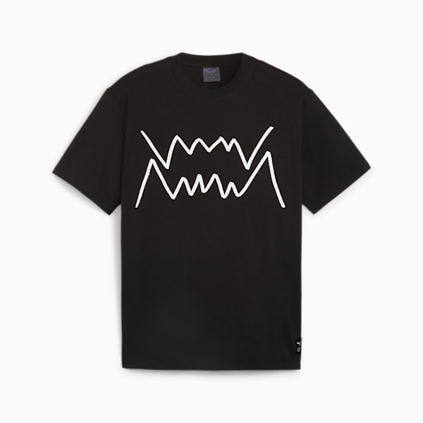 Remera de basketball Jaws Core para hombre, PUMA Black, large-ARG