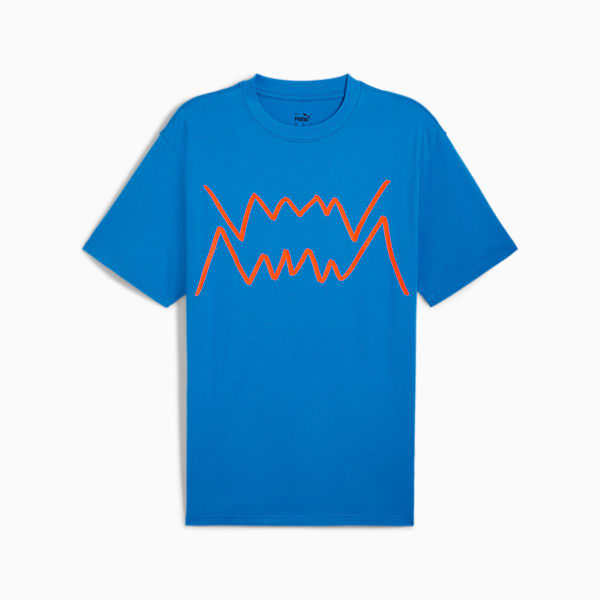 Remera de basketball Jaws Core para hombre, Ultra Blue, large-ARG