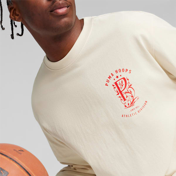 Remera manga larga de básquet In Your Cards para hombre, Alpine Snow, large-ARG