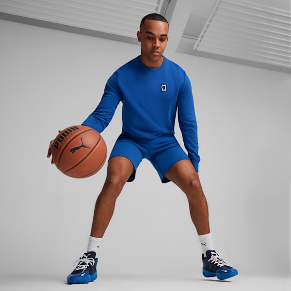 Buzo de basketball Pivot Crewneck, Cobalt Glaze, large-ARG