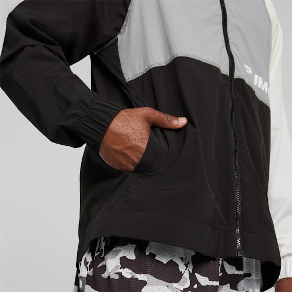 Campera de basketball Winners Circle, PUMA White-PUMA Black-Stormy Slate, large-ARG