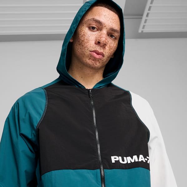 Campera de basketball Winners Circle, PUMA White-Cold Green-PUMA Black, large-ARG