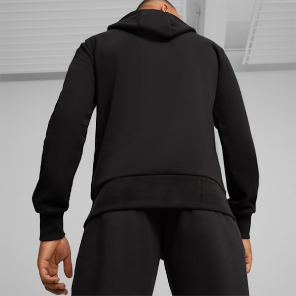 Graphic Booster Men's Basketball Hoodie, PUMA Black, large-ZAF