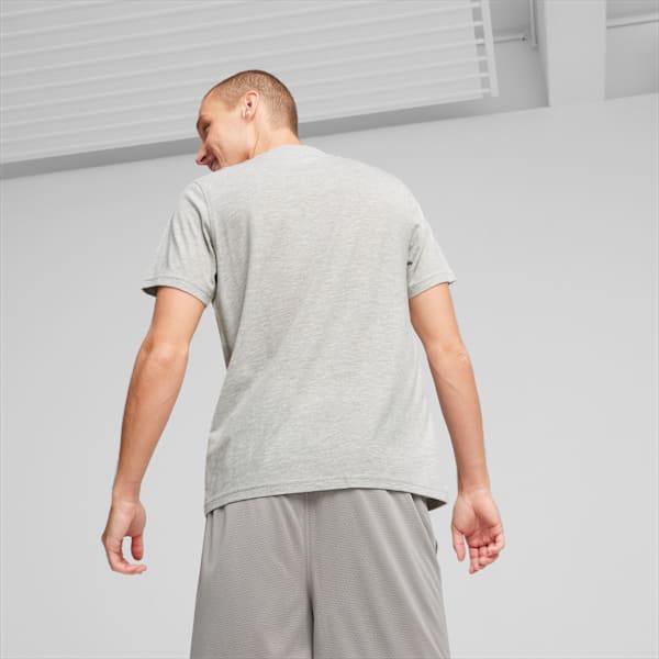 Playera de básquetbol para hombre TSA 1, Light Gray Heather, large-MEX