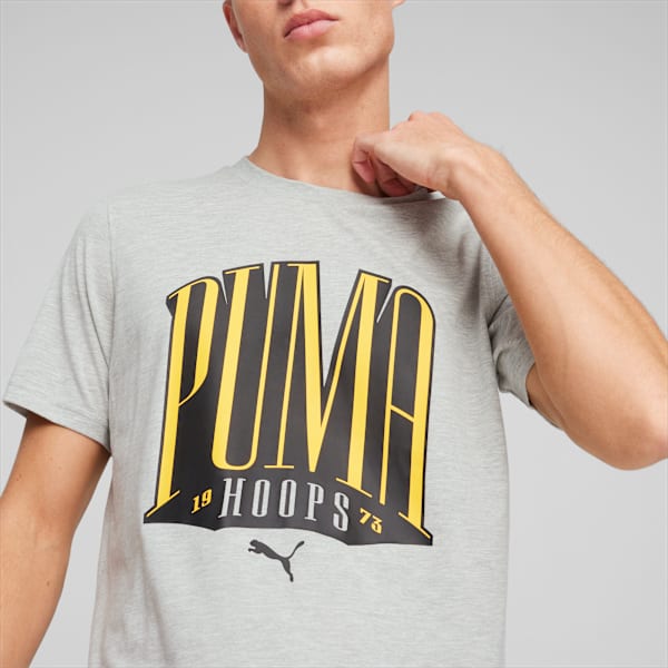 Playera de básquetbol para hombre TSA 1, Light Gray Heather, large-MEX