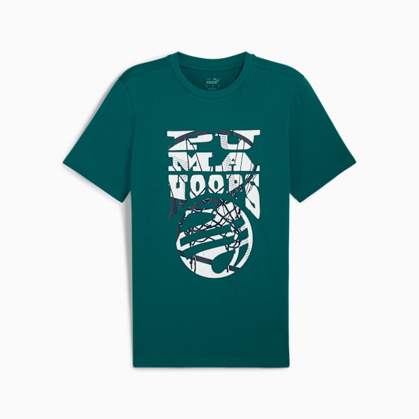 Remera de basketball para hombre The Hooper, Cold Green, large-ARG
