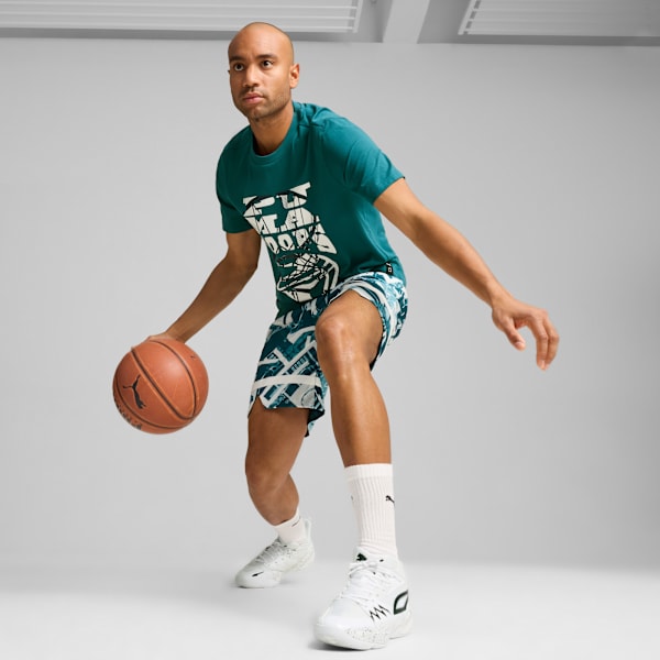 Remera de basketball para hombre The Hooper, Cold Green, large-ARG